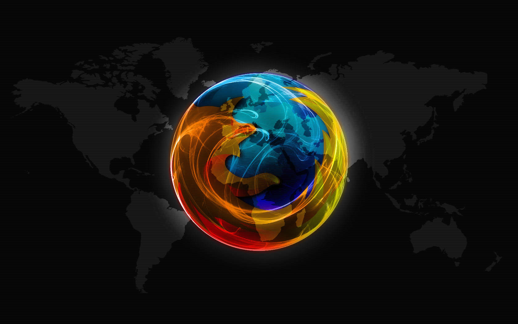 Firefox Black World
